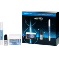 Filorga Promo Hyalu-Filler Hydrating Plumping Cream 50ml & Δώρο NCEF-Revitalize Anti-Age Serum 5ml & Δώρο Lip Filler Balm 4g - Ενυδατική Κρέμα Γεμίσματος Προσώπου Καθημερινής Αντιγηραντικής Φροντίδας με 5 Τύπους Υαλουρονικού Οξέος για Κανονικό & Ξηρό Δέρμα & Αναζωογονητικός Αντιγηραντικός Ορός για πιο Λεία, Ομοιόμορφη & Λαμπερή Επιδερμίδα & Lip Balm για Γέμισμα & Όγκο