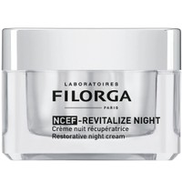 Filorga NCEF-Revitalize Night Cream 50ml - Επανορθωτική Αντιγηραντική Κρέμα Προσώπου Νυκτός με Μεταξένια Υφή Ενισχυμένη με NCEF Σύμπλοκο με 10 Αναζωογονητικά Συστατικά για Ορατά πιο Λείο, Ομοιόμορφο & Λαμπερό Δέρμα