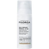 Filorga Daily Repair Spf50 Mineral Moisturizing Protective Fluid 50ml - Λεπτόρρευστο Αντηλιακό Προσώπου Υψηλής Προστασίας Κατά της Ερυθρότητας για Ενυδάτωση & Καταπράυνση