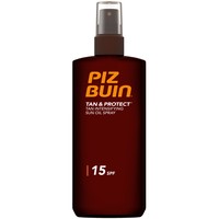 Piz Buin Tan & Protect Intensifying Sun Oil Spray Spf15, 150ml - Αντηλιακό Λάδι Μαυρίσματος Χαμηλής Προστασίας σε Μορφή Spray