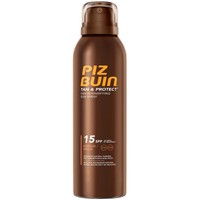 Piz Buin Tan & Protect Intensifying Sun Spray Spf15, 150ml - Αδιάβροχο Αντηλιακό Spray Προσώπου, Σώματος Μεσαίας Προστασίας για Ενίσχυση του Μαυρίσματος