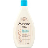 Aveeno Baby Daily Care Gentle Bath & Wash for Sensitive Skin 400ml - Απαλό Αφρόλουτρο Καθαρισμού για Ευαίσθητες Βρεφικές Επιδερμίδες