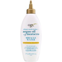 OGX Ultimate Smooth & Shine Argan Oil of Morocco Miracle Water Conditioning Treatment 177ml - Μεταξένια & Ενυδατωμένα Μαλλιά σε Μόλις 8 δευτερόλεπτα