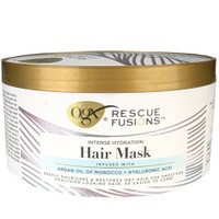 OGX Rescue Fusions Argan Oil of Morocco & Hyaluronic Acid Intense Hydration Hair Mask 285ml - Μάσκα Μαλλιών Εντατικής Ενυδάτωσης με Έλαιο Argan & Υαλουρονικό Οξύ