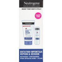 Neutrogena Promo Norwegian Formula Scented Concentrated Hand Cream 75ml & Norwegian Formula Lipcare Stick 4,8g - Συμπυκνωμένη Κρέμα Χεριών με Άρωμα για 24ωρη Ενυδάτωση με Βιταμίνη Ε & Γλυκερίνη & Ενυδατικό Stick Θρέψης για Σκασμένα Χείλια