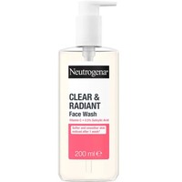 Neutrogena Clear & Radiant Vitamin C & 0.5% Salicylic Acid Face Wash Gel 200ml - Καθημερινό Καθαριστικό Προσώπου με Βιταμίνη C & 0,5% Σαλικυλικό Οξύ για Καθαρή & Λαμπερή Επιδερμίδα
