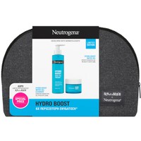 Neutrogena Promo Hydro Boost Water Gel Cleanser 200ml & Hydro Boost Water Gel 50ml & Δώρο Sun of a Beach Limited Edition Νεσεσέρ 1 Τεμάχιο - Ενυδατικό Καθαριστικό Προσώπου & Δροσερό Ενυδατικό Gel με Βάση το Νερό