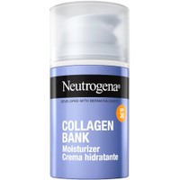 Neutrogena Collagen Bank Spf30 Moisturizer Cream 50ml - Ενυδατική Κρέμα Προσώπου Υψηλής Προστασίας με Κολλαγόνο & Πεπτίδια για Φρέσκια & Σφριγηλή Επιδερμίδα