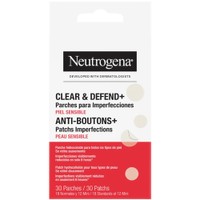 Neutrogena Clear & Defend+ Acne Patches 30 Τεμάχια - Επιθέματα Προσώπου για Ατέλειες Κατάλληλα για Επιδερμίδες με Τάση Ακμής