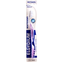 Elgydium Whitening Medium Toothbrush 1 Τεμάχιο - Μωβ - Μέτρια Οδοντόβουρτσα για πιο Λευκά Δόντια