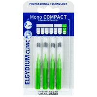 Elgydium Mono Compact Interdental Brushes 4 Τεμάχια - Μεσοδόντια Βουρτσάκια Μεγάλου Μεγέθους για την Καταπολέμηση της Πλάκας