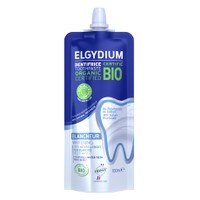 Elgydium Whitening Bio Toothpaste 100ml - Πιστοποιημένη Βιολογική Οδοντόπαστα σε Ανακυκλώσιμη Συσκευασία για Φυσικά πιο Λευκά Δόντια & Φρεσκάδα Μέντας