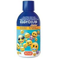 Elgydium Junior Emoji 7/12 Years 500ml - Στοματικό Διάλυμα για Παιδιά με Γεύση Κόκκινων Μούρων