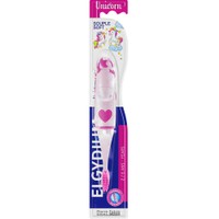 Elgydium Kids Unicorn Soft Toothbrush 2-6 Years 1 Τεμάχιο - Μαλακή Παιδική Οδοντόβουρτσα με Εργονομική Λαβή & Καπάκι Μεταφοράς