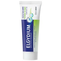 Elgydium Educational Toothpaste 50ml - Εκπαιδευτική Οδοντόκρεμα για Παιδιά Άνω των 7 Ετών που Χρωματίζει τις Περιοχές που Πρέπει να Βουρτσιστούν με Γεύση Μήλο