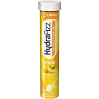 Upsa Hydrafizz Hydra Hydrolytes 16 Effer.tabs - Συμπλήρωμα Διατροφής Ηλεκτρολυτών για την Ενυδάτωση & Υποστήριξη του Οργανισμού από το Οξειδωτικό Στρες με Γεύση Λεμόνι