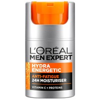 L'oreal Paris Men Expert Hydra Energetic Anti Tiredness 24H Moisturiser 50ml - Αντρική Ενυδατική Κρέμα κατά των Σημαδιών Κούρασης με 24ωρη Διάρκεια