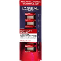 L'oreal Paris Revitalift Laser Peeling Effect Ampoules 7x1ml - Αμπούλες Προσώπου Νυκτός για Απολέπιση & Λάμψη της Επιδερμίδας