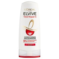 L'oreal Paris Elvive Total Repair 5 Conditioner 300ml - Μαλακτική Κρέμα Αναδόμησης με Κερατίνη για Ταλαιπωρημένα Μαλλιά