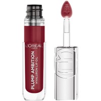 L'oreal Paris Plump Ambition Hyaluron Lip Oil 5ml - 490 Berry Jolie - Ενυδατικό Λάδι Όγκου Χειλιών με Υαλουρονικό Οξύ 24ωρης Διάρκειας