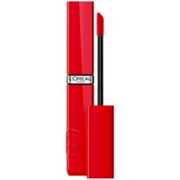 L'Oreal Paris Infaillible Laque Resitance Liquid Lipstick 4.3ml - 410 Rouge Poppy - Υγρό Λαμπερό Κραγιόν για Έντονο Χρώμα Μακράς Διάρκειας