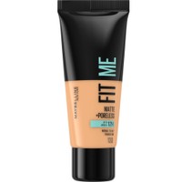 Maybelline Fit Me Matte + Poreless Foundation 30ml- Buff Beige - Makeup Ταυτίζεται Τέλεια με την Επιδερμίδα