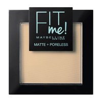 Maybelline Fit Me Matte + Poreless Pressed Powder 8.2gr - 220 Natural Beige - Πούδρα για Φυσική και Ταυτόχρονα Ματ Κάλυψη