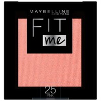 Maybelline Fit Me Matte Blush Colorete 5g - 25 Pink - Ρούζ σε Μορφή Πούδρας με Μεταξένια Υφή που Ενισχύει τον Τόνο της Επιδερμίδας με Φυσικό Χρώμα