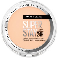 Maybelline Super Stay 24h Hybrid Powder Foundation 9g - 10 - Make Up σε Μορφή Πούδρας για Μεσαία έως Πλήρη 24ωρη Κάλυψη με Ανάλαφρη Αίσθηση