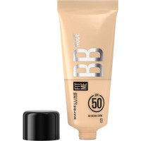Maybeline Fit Me Nude BB Cream Spf50, 30ml - 10 - Κρέμα Προσώπου Υψηλής Προστασίας με Χρώμα για Φυσική Κάλυψη