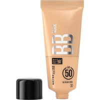 Maybeline Fit Me Nude BB Cream Spf50, 30ml - 30 - Κρέμα Προσώπου Υψηλής Προστασίας με Χρώμα για Φυσική Κάλυψη