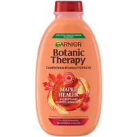 Garnier Botanic Therapy Maple Healer Shampoo 400ml - Σαμπουάν Επανασύστασης για Ταλαιπωρημένα, Φθαρμένα Μαλλιά με Καστορέλαιο & Σιρόπι Σφενδάμου