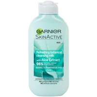 Garnier SkinActive Aloe Refreshing Cleansing Milk 200ml - Γαλάκτωμα Καθαρισμού Προσώπου με Αλόη για Κανονικές & Μικτές Επιδερμίδες