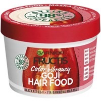 Garnier Fructis Hair Food Color Vibrancy Mask with Goji 390ml - Μάσκα 3 σε 1 για Βαμμένα Μαλλιά