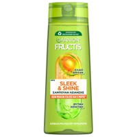 Garnier Fructis Sleek & Shine Shampoo 400ml - Δυναμωτικό Σαμπουάν για Μαλλιά που Φριζάρουν