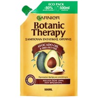 Garnier Botanic Therapy Avocado Oil & Shea Butter Refill 500ml - Garnier Botanic Therapy Avocado Oil & Shea Butter 400ml Σαμπουάν Εντατικής Θρέψης για Πολύ Ξηρά Μαλλιά που Φριζάρουν