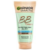 Garnier SkinActive BB Cream Combination to Oily Skin All in 1 Medium 50ml - Ενυδατική Κρέμα Προσώπου με Χρώμα & Μεσαίο Δείκτη Αντηλιακής Προστασίας