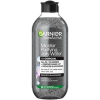 Garnier SkinActive Micellar Purifying Jelly Water with Charcoal 400ml - Νερό Καθαρισμού & Ντεμακιγιάζ για Πρόσωπο, Μάτια & Χείλη με Άνθρακα