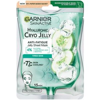 Garnier SkinActive Hyaluronic Cryo Anti-Fatigue Jelly Sheet Mask 27g - Μάσκα Προσώπου για Αναζωογόνηση της Επιδερμίδας