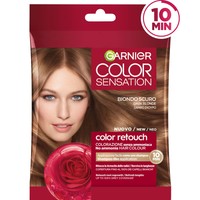 Garnier Color Sensation Color Retouch 1 Τεμάχιο - 6.0 Ξανθό Σκούρο - Χρωμοσαμπουάν Χωρίς Αμμωνία για 100% Κάλυψη των Λευκών