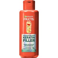 Garnier Fructis Damage Eraser Keratin Filler 200ml - Κρέμα Μαλλιών Εντατικής Επανόρθωσης με Σύμπλεγμα Κερατίνης & Έλαιο Marula