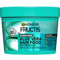 Garnier Fructis Quenching Aloe Vera Hair Food Mask 400ml - Μάσκα 3σε1 με Αλόη Βέρα & Βιταμίνες για 8 Φορές Περισσότερη Ενυδάτωση των Αφυδατωμένων Μαλλιών