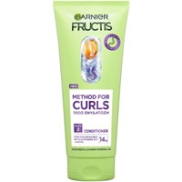 Garnier Fructis Method For Curls Step 2 Conditioner 200ml - Μαλακτική Κρέμα Εντατικής Ενυδάτωσης Ειδικά Σχεδιασμένη για Σγουρά Μαλλιά με Υαλουρονικό Οξύ & Βούτυρο Καριτέ