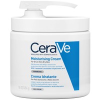 CeraVe Moisturising Cream Pump 454g - Ενυδατική Κρέμα Προσώπου & Σώματος με Αντλία, για Ξηρές έως Πολύ Ξηρές Επιδερμίδες