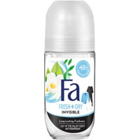 Fa Invisible Fresh & Dry 48h Anti Perspirant Deodorant Roll on 50ml - Αποσμητικό 48ωρης Προστασίας Από τον Ιδρώτα & την Υγρασία Κατά των Λεκέδων