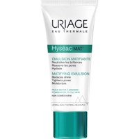 Uriage Hyseac Mat Matifying Emulsion for Combination to Oily Skin 40ml - Φροντίδα Προσώπου που Εξασφαλίζει Ματ Αποτέλεσμα σε Μικτές & Λιπαρές Επιδερμίδες