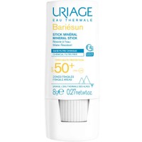 Uriage Bariesun Mineral Stick Spf50+, 8g - Αντηλιακό Στικ Προσώπου Πολύ Υψηλής Προστασίας για Ευαίσθητα & Δυσανεκτικά στα Αντηλιακά Φίλτρα Δέρματα
