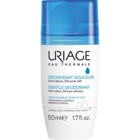 Uriage Eau Thermale Gentle Deodorant 50ml - Απαλό Αποσμητικό Χωρίς Άλατα Αλουμινίου για Ευαίσθητες Επιδερμίδες