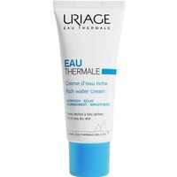 Uriage Eau Thermale Rich Water Cream 40ml - Ενυδατική Κρέμα Προσώπου Πλούσιας Υφής για Κανονικές - Ξηρές Επιδερμίδες