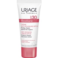 Uriage Roseliane Anti-Redness Cream Spf30, 40ml - Καταπραϋντική Αντηλιακή Κρέμα Υψηλής Προστασίας Κατά της Ερυθρότητας 